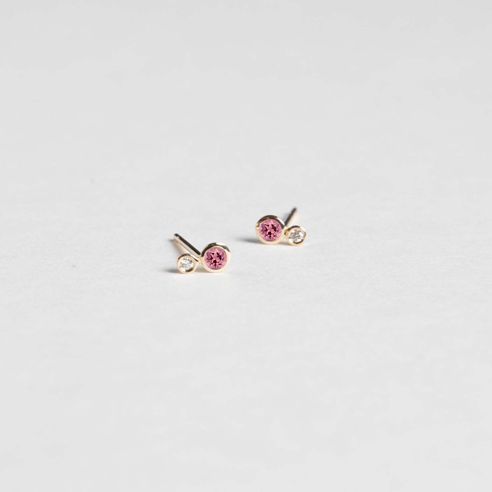 Kiki Stud Earrings with Peridot