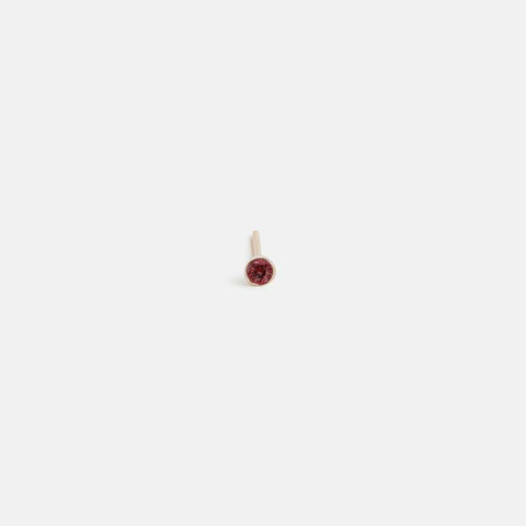 Large Kaya Stud with Ruby