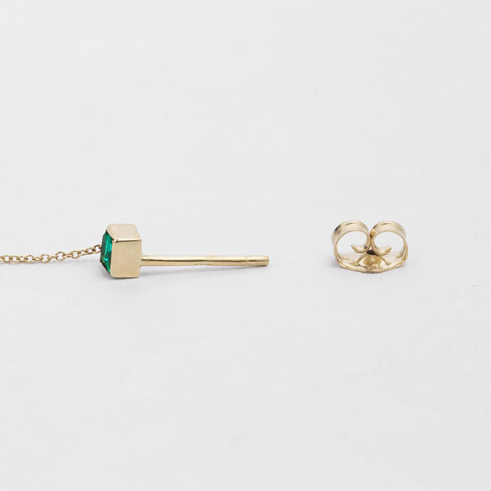 Noma Earring with Emerald