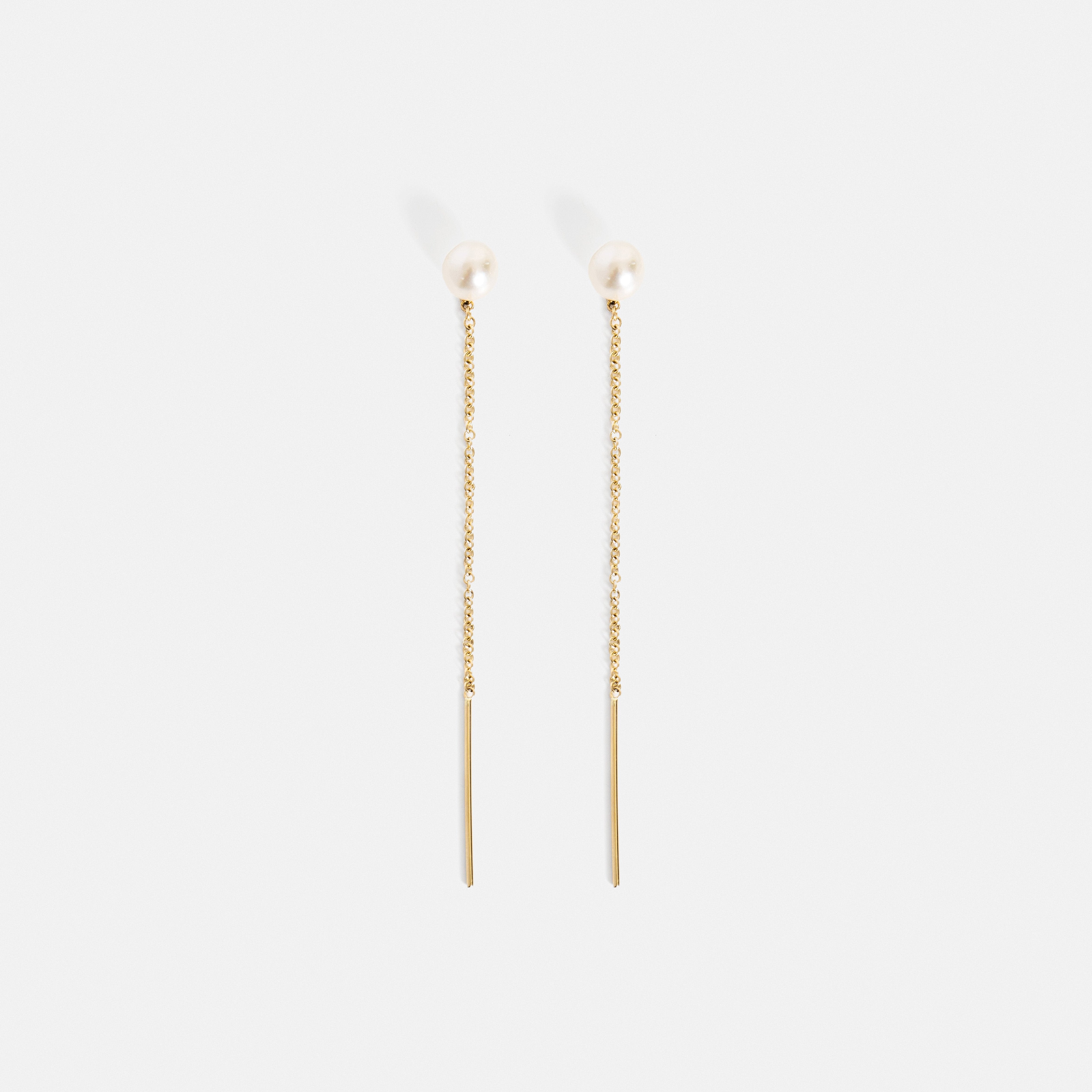 Lili Earrings with Pearls
