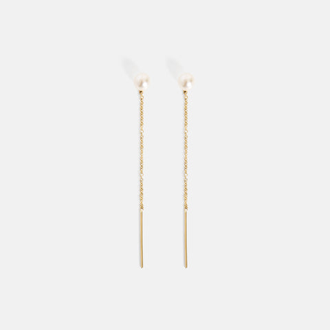 Lili Earrings with Pearls