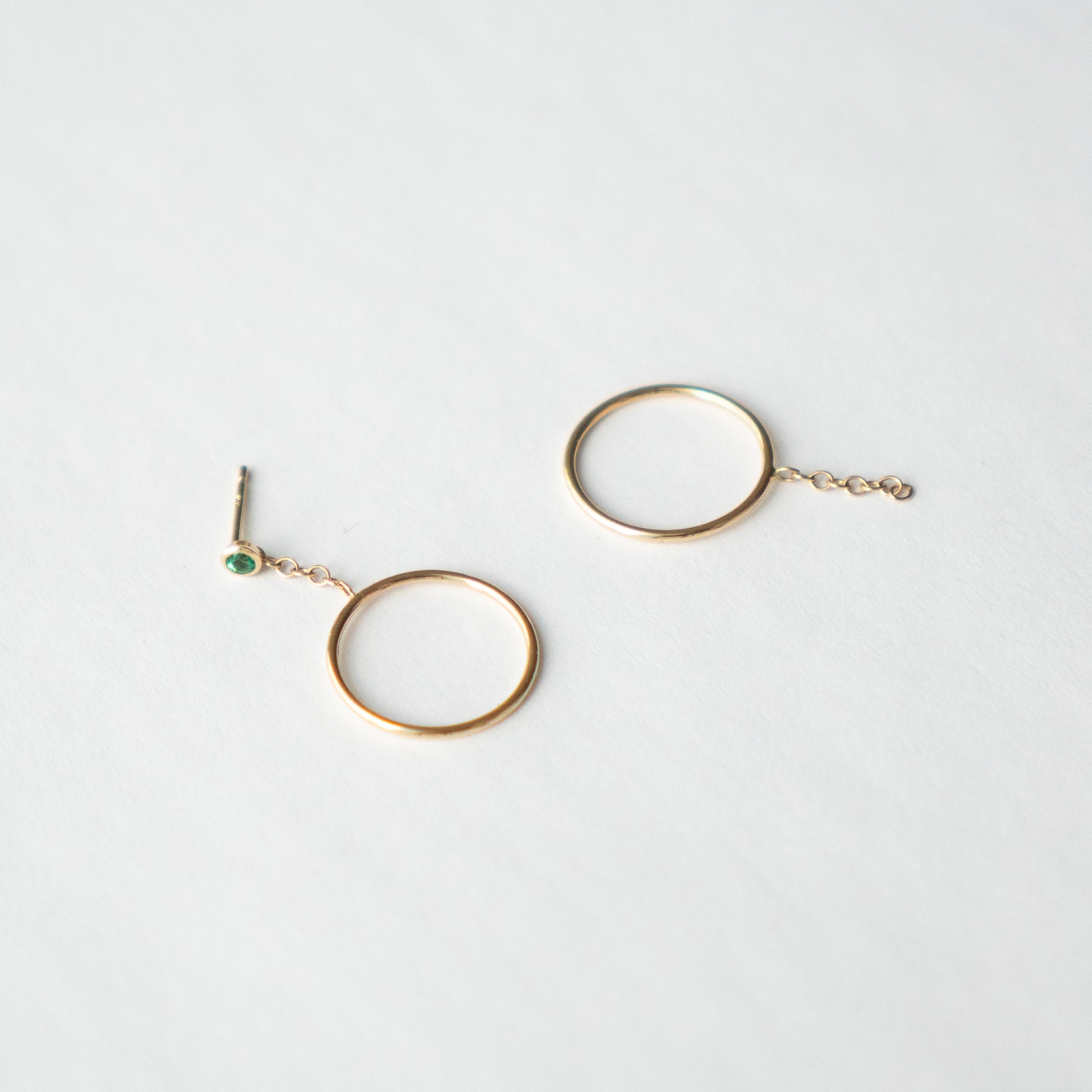 Cool Circle Earring Enhancer By SHW Fine Jewelry NYC