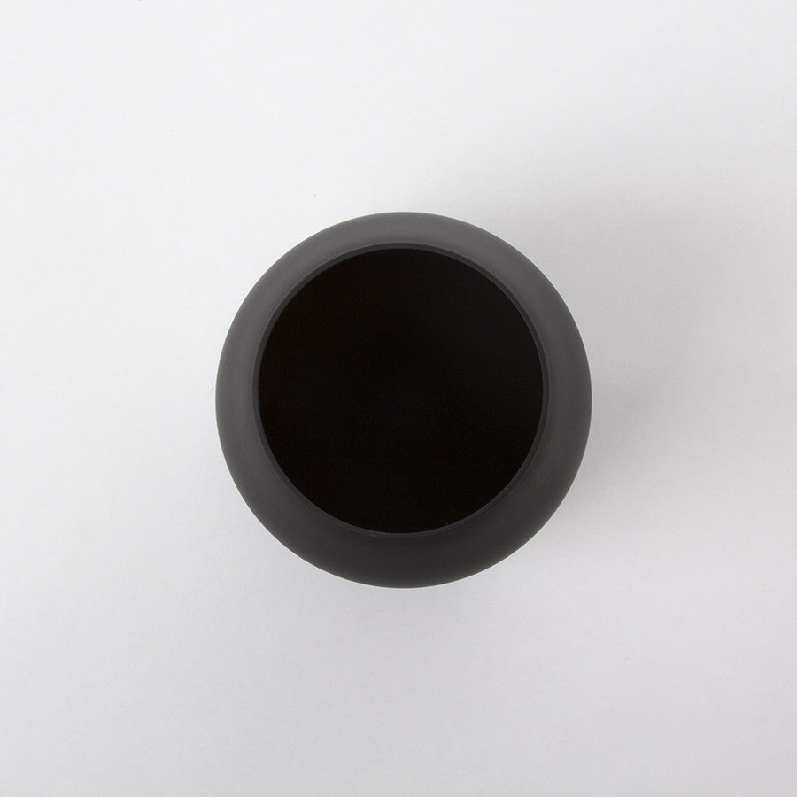 Black Glass Tapered Tumbler