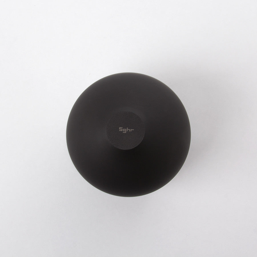 Black Glass Tapered Tumbler