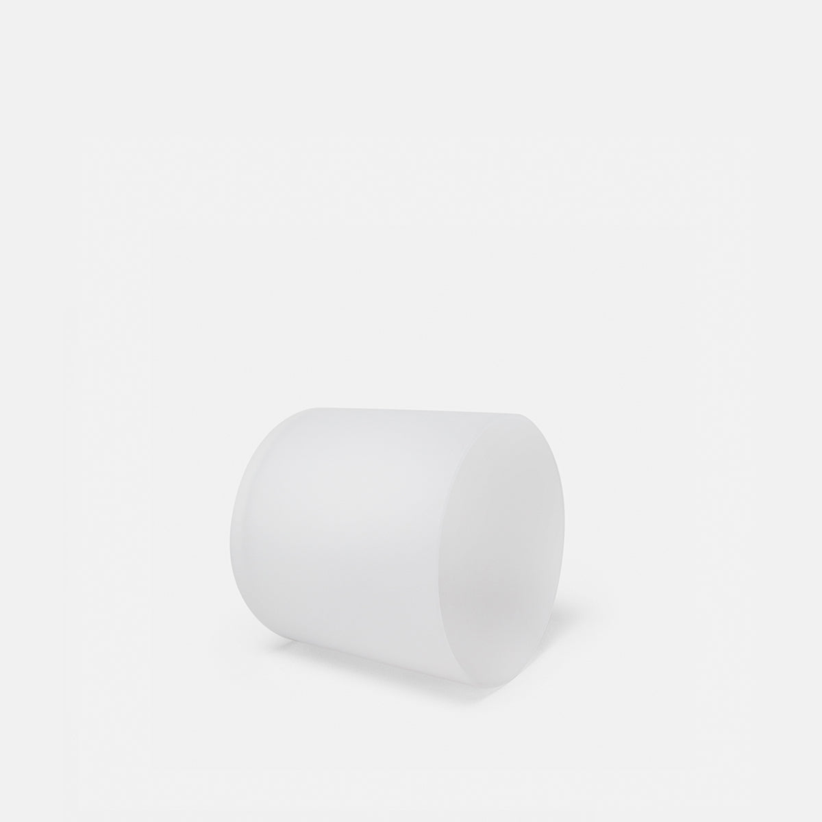 Frosted Clear Glass Cup