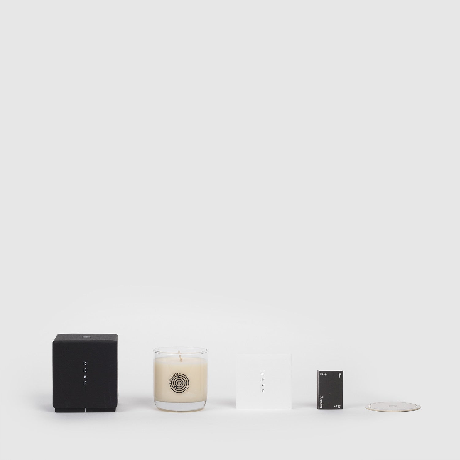 Wood Cabin Candle