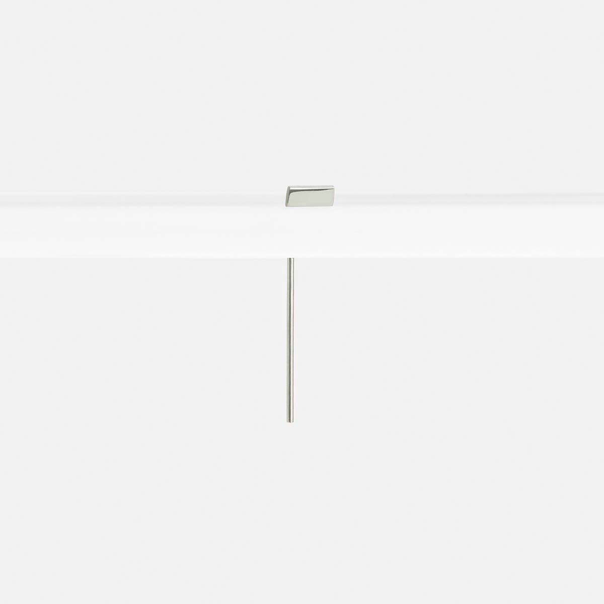 Tili Short Alternative Pull Through Earring in 14k White Gold By SHW Fine Jewelry New York City