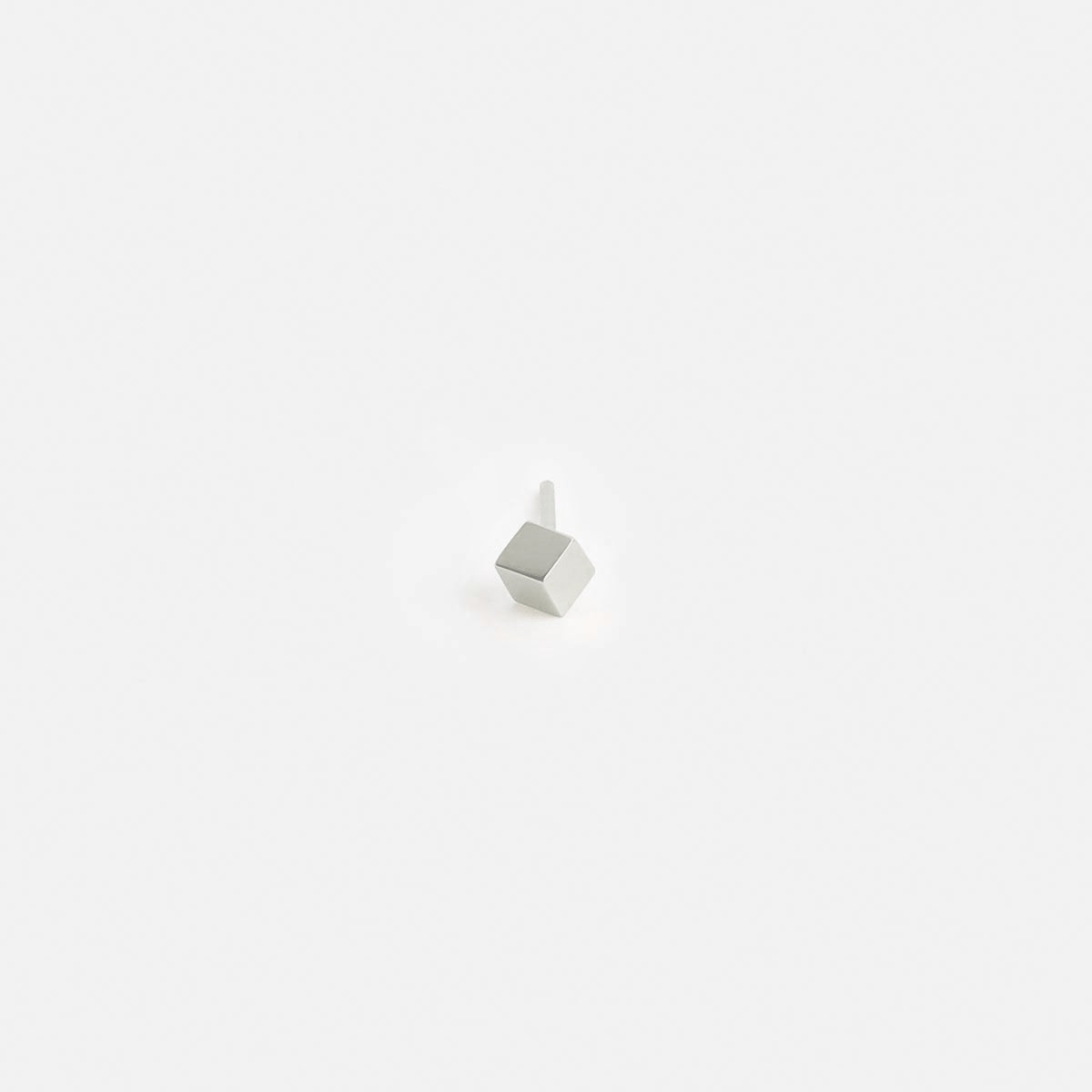Large Kubas Simple Studs in Sterling Silver By SHW Fine Jewelry NYC