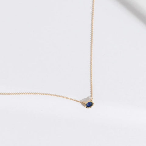 Ana Necklace with Sapphire