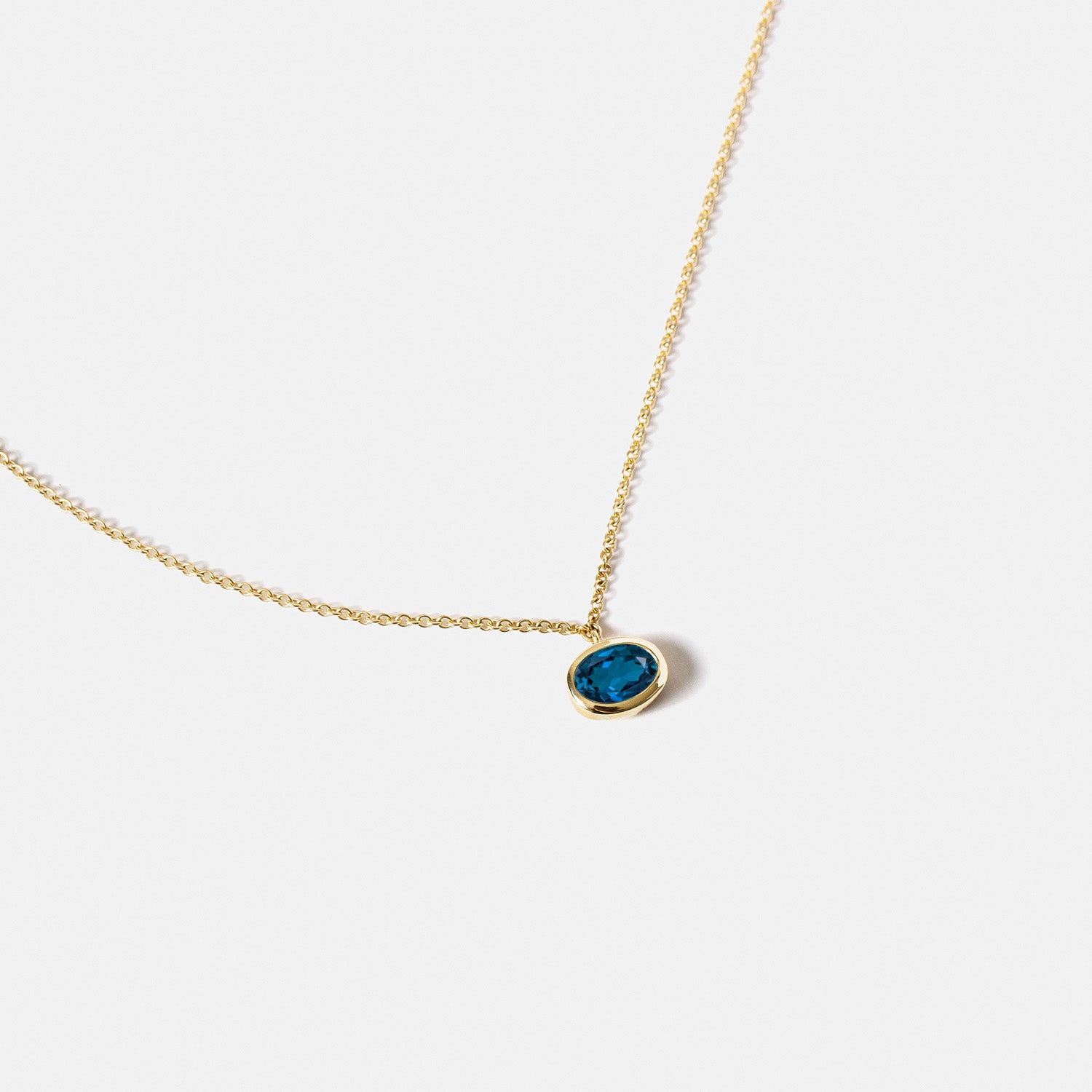 Dana Necklace with London Blue Topaz