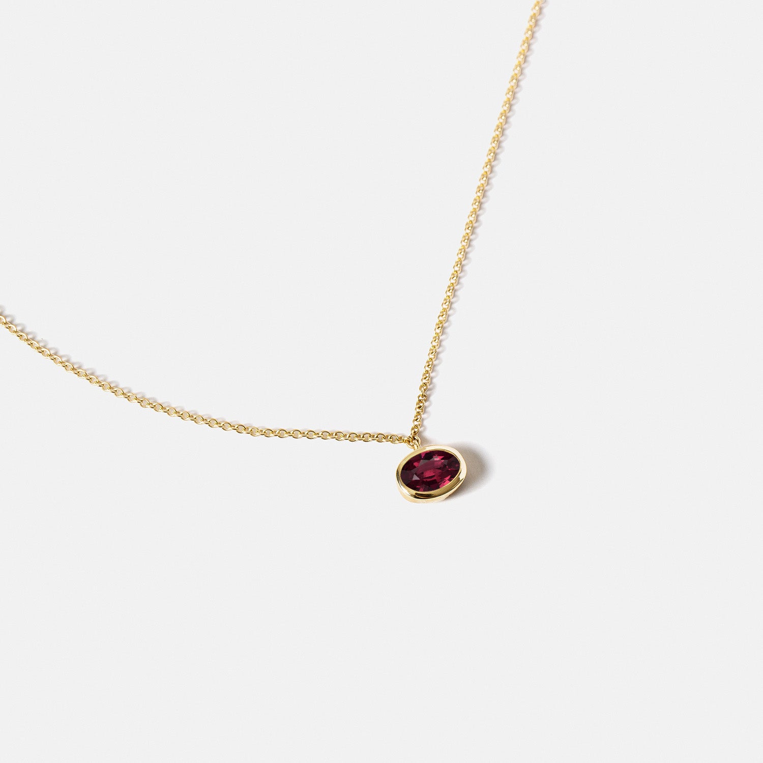 Dana Necklace with Garnet