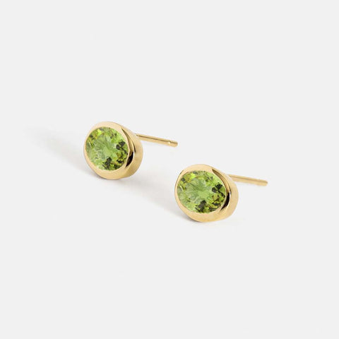 Dana Earrings with Peridot