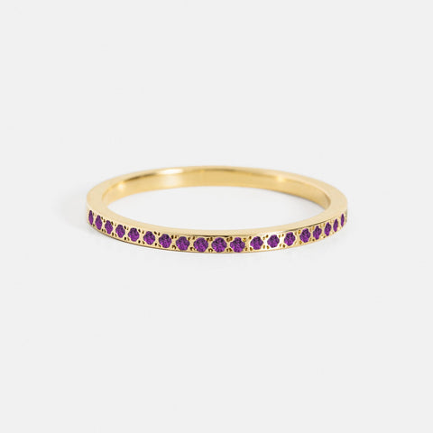 Eile Ring with Amethyst