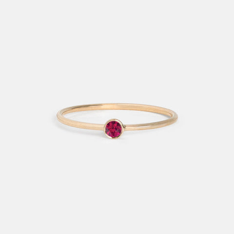 Large Kaya Ring with Ruby