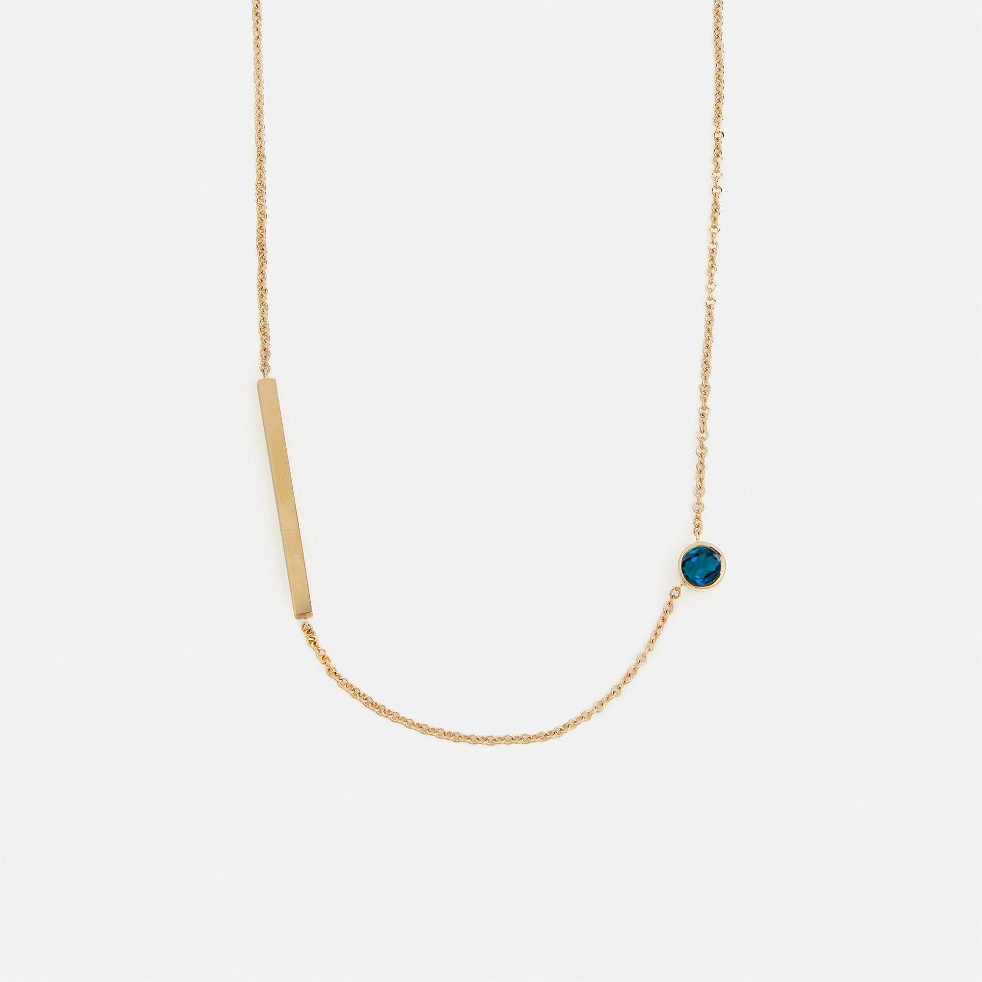 Tali Necklace with London Blue Topaz