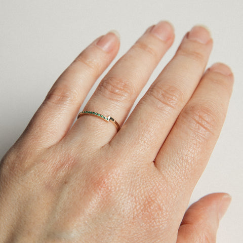 Pera Ring with Rubies