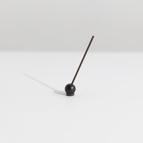 Sphere Incense Holder in blackened brass