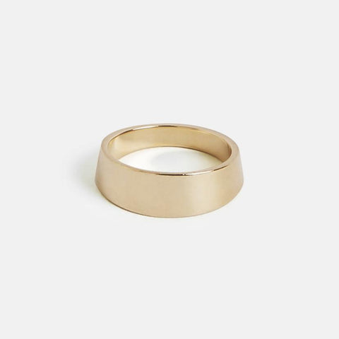 Riva Simple Ring in 14k Gold By SHW Fine Jewelry NYC