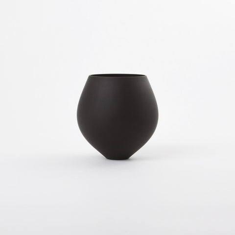 Black Glass Tapered Tumbler