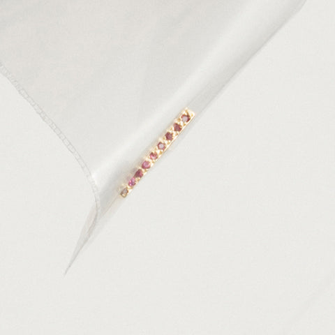 Veva Stud with Rubies