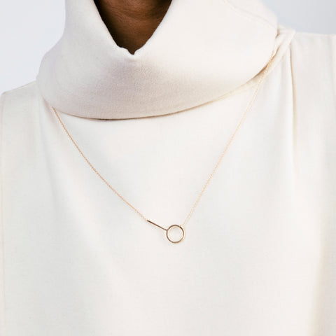 Diena Alternative Necklace in 14k Gold By SHW Fine Jewelry New York City